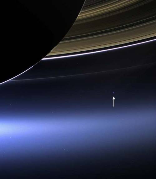 This Is What Earth Looks Like From 1.5 Billion Kilometers Away; The Cassini Spacecraft Spots A Pale Blue