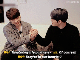 kimseongkyu:♡ photo people in tokyo↳ jj: it has to infuse from within… // wh: it’s not something you