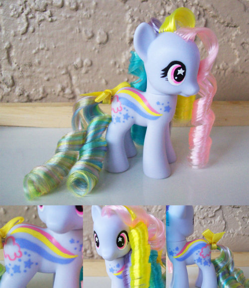 pinkiepony:  strawberry-miilk: G1 to G4 Rainbow Curl Raincurl - sold by ~psaply 