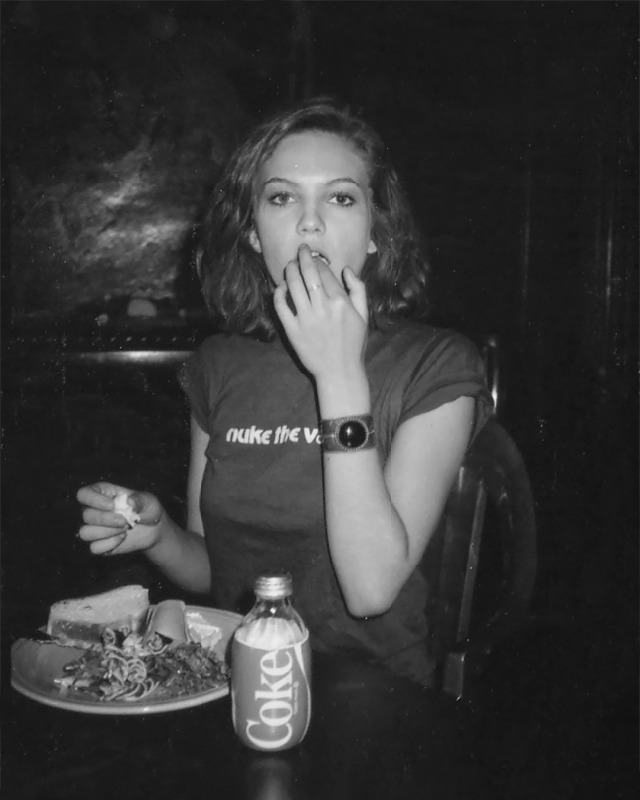 Diane Lane photographed by Andy Warhol, 1984.