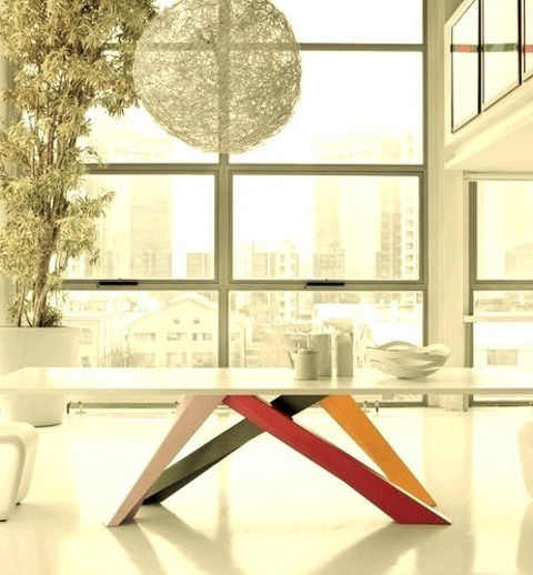 Modern Dining Room - Great RoomGreat Room Idea With A Large Contemporary Vinyl Floor And White Walls.