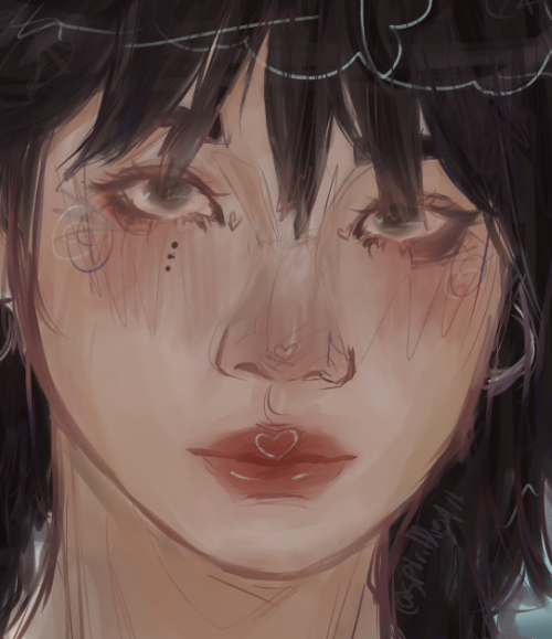 Kim Chaewon Coloured Sketch