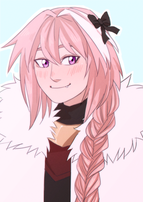 it’s 1:30am but i wanted to see if i could draw astolfo so here we go