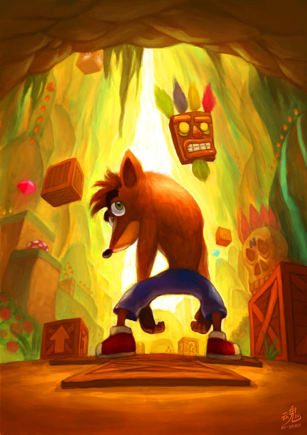 ry-spirit:  I wish they bring back classic Crash to current console. Miss the bandicoot.