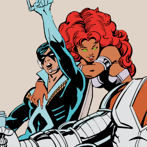 coolgirl:Dick and Kory in Tales of the Teen Titans #48 (1984)