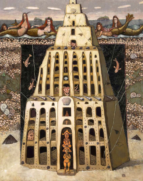 babelziggurat:Tower of Babel. Lydia Kozmina (Лидия Козьмина, Vladivostok, Russia) • via Bibliot