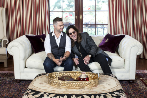 Jack and Ozzy Osbourne for the Sunday Times of London.