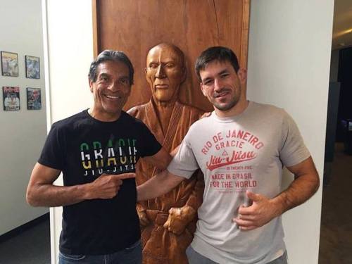 Rorion Gracie and Demian Maia. Picture taken from Rorion Gracie facebook page:https://www.facebook.c