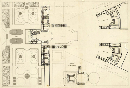 archimaps:Plan of the chateau de Versailles and the grandes ecuries