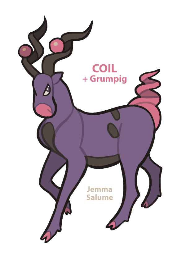 oxboxer:  STANTLER SPLICES!As a follow-up for my Girafarig Crossbreeds, I wanted
