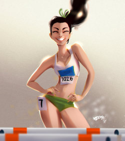 branfs:  Michelle Jennekeby Julio CesarThe full race in all its glory