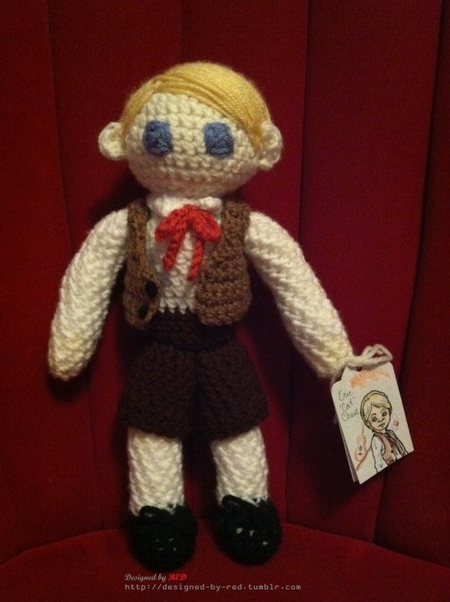 designed-by-red: Eric “Cat” Chant Crochet Doll From The Chronicles of Chrestomanci by 