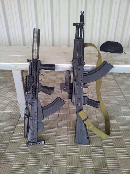 Zenit bullpup AK&rsquo;s.First image is of TsSN &ldquo;B&rdquo; VympelMore pictures: http://guns.all