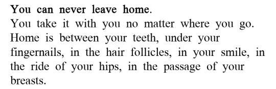 metamorphesque:“No one leaves home unless home is the mouth of a shark”1. Hermann