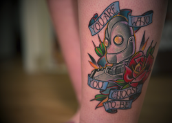 fuckyeahtattoos:  This is my Iron Giant tattoo