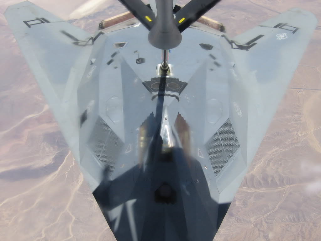 toocats:  F-117A in “Grey Dragon” experimental two-tone paint scheme - 2003/2004.