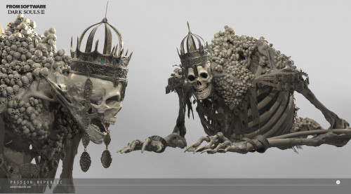 quarkmaster: Darksoul 3 CG Modeling 3D character and creature modeling for Dark Soul 3. ©Bandai