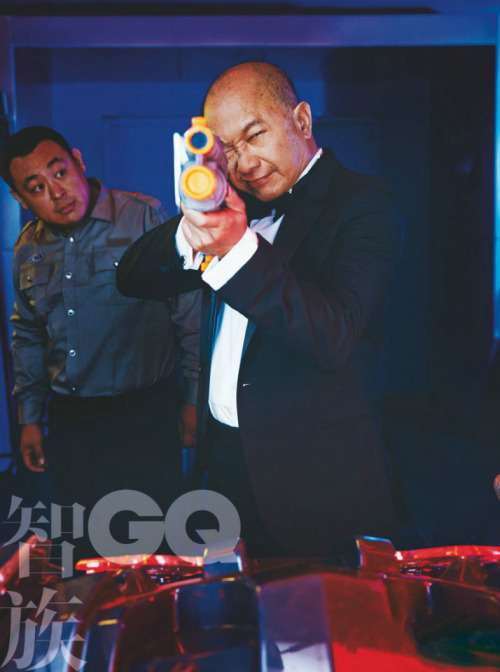 Zhang Ziyi with John Woo in GQ November 2014 issue  The super Chinese film duo; movie director John 