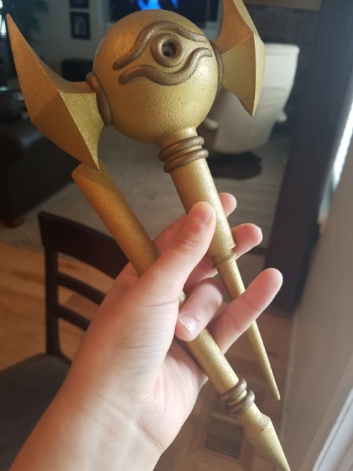 Xcuse My God-ugly Hand But Im FINALLY Done Doing The Paint For The Rod!!! Once The Varnish Goes On It