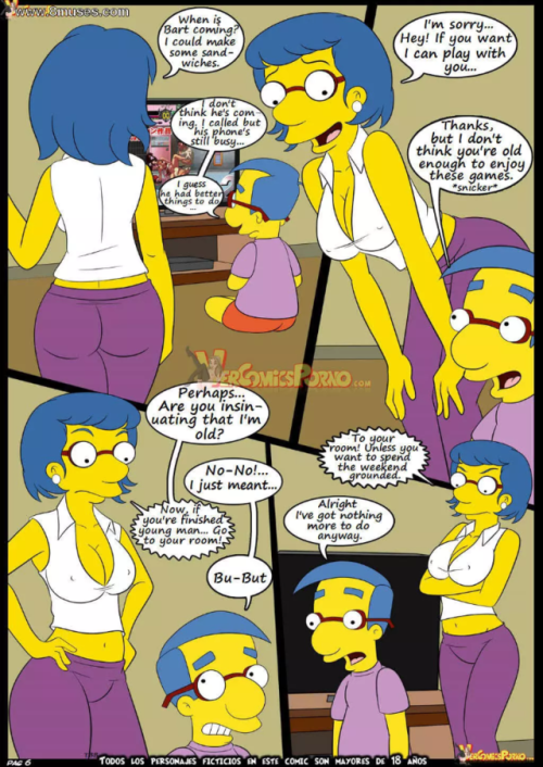 kaneki-art:  Simpsons doujinshi, Old habits 6: Learning with mama part 1/3  ALL CHARACTER IN THIS COMIC ARE OVER  18