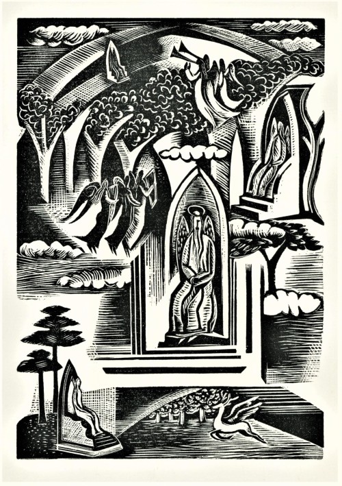 Wood Engraving WednesdayPAUL NASHThis week we present original wood engravings by English painter an