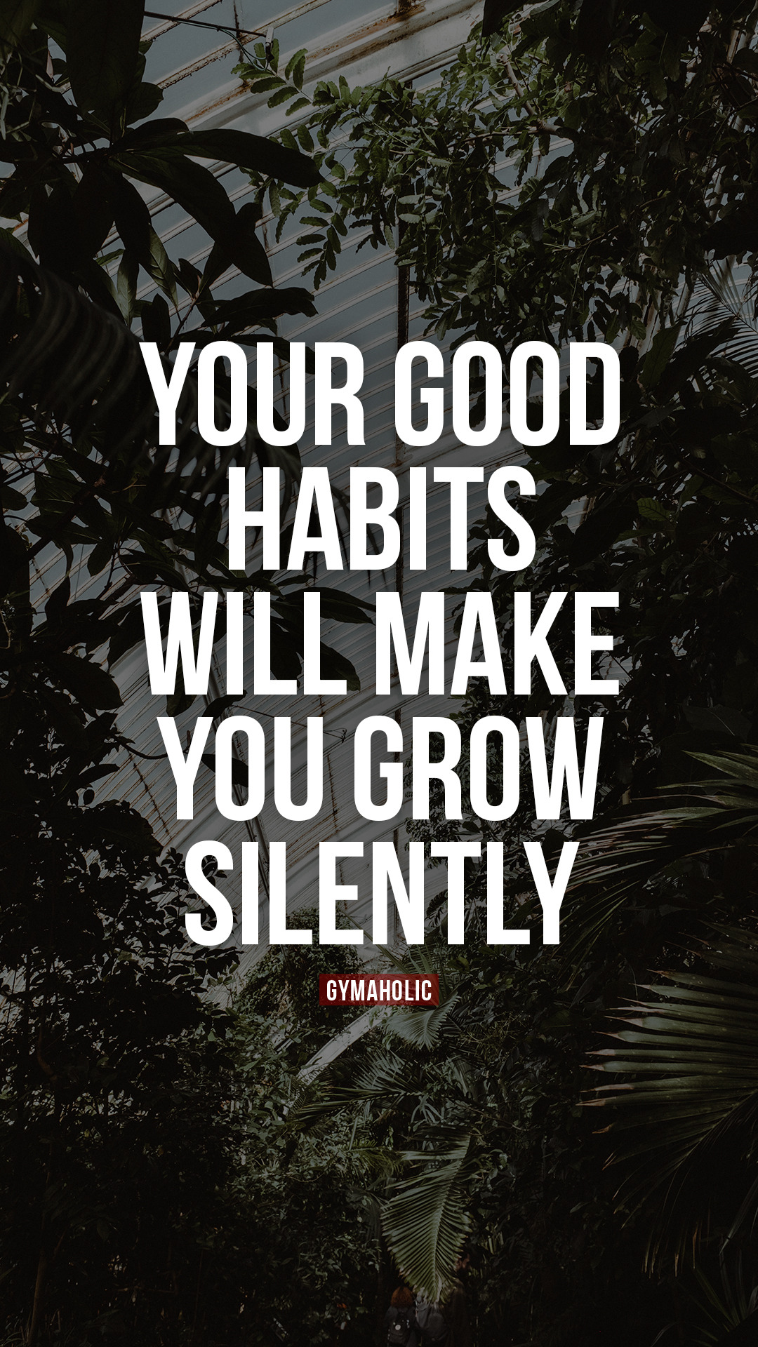 Your good habits will make you grow silently