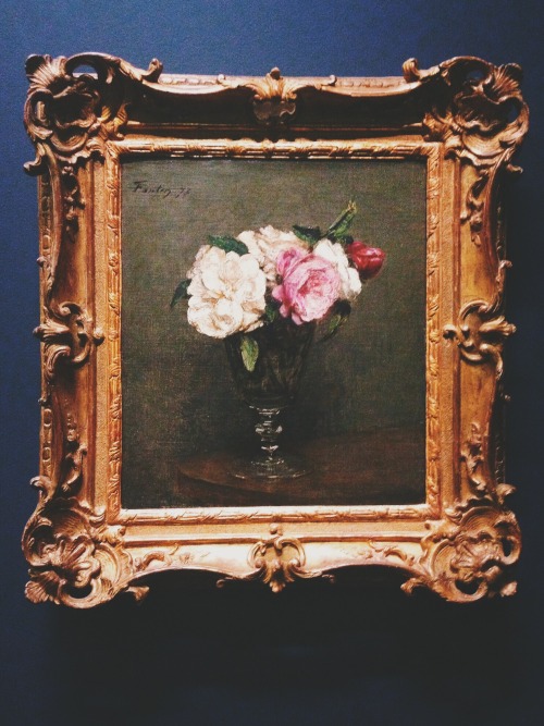 overdose-art: Some Musee d'Orsay’s flowers by Henri Fantin-Latour
