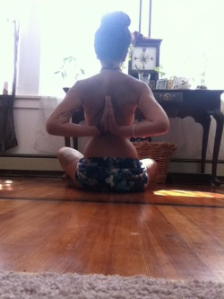 Yoga Forever! Tarassein: Reverse Prayer First Thing This Morning Letting The Girls