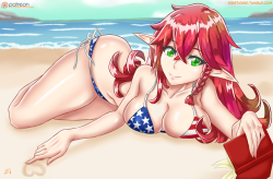 Otakonn Prints - Beach Elf OCWith Otakon