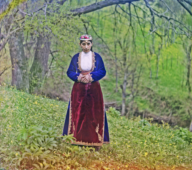 Sergei Mikhailovich Prokudin-Gorsky     Armenian Woman, Artvin, Turkey - Autochrome      c.1912