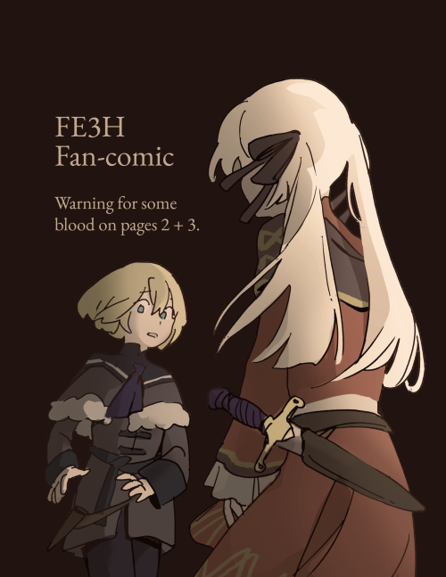 fenkko:4-page dimitri and edelgard-centric comic i made for the @dimitrizine