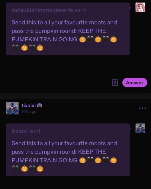 Send This To All Your Favourite Moots And Pass The Pumpkin Round! KEEP THE PUMPKIN TRAIN GOING