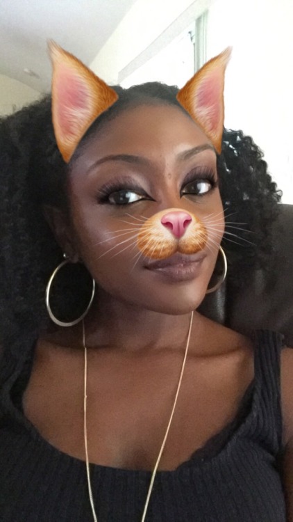 slimmclassy23:  My King and I (mostly me)  #BlackOut #melaninpoppin #melanin 