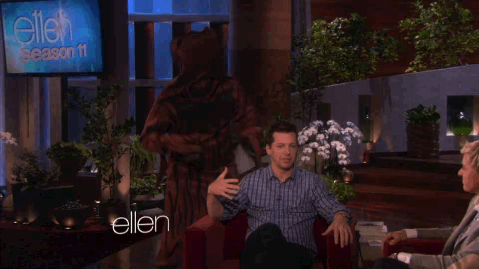 ellendegeneres:  Ellen got Sean Hayes. 