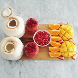 madelinebourke:  My fruit feast from yesterday