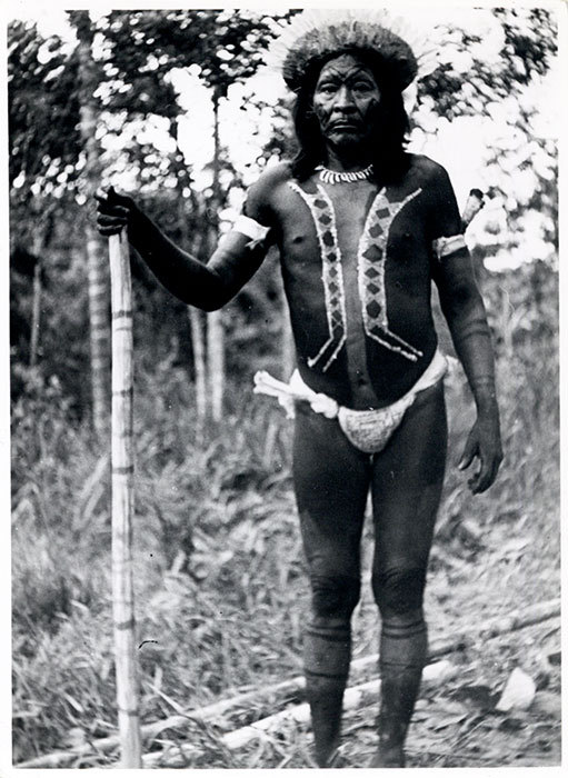   Colombian Witoto man, by Rosa Covarrubias, via UDLAP Bibliotecas  