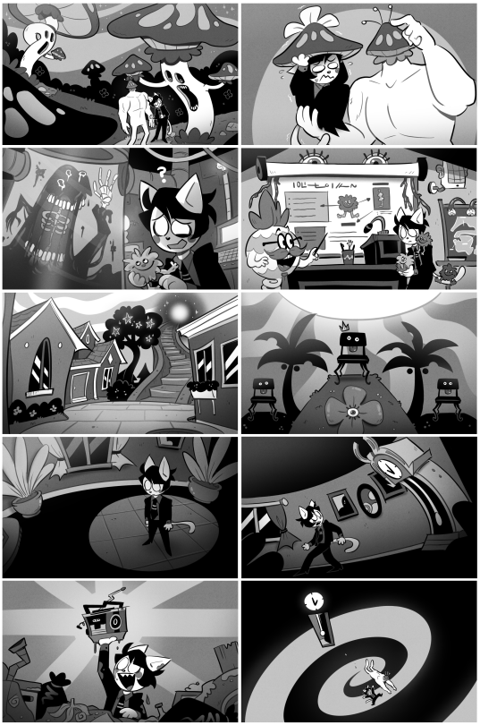 Some Panels From A Scrapped Comic