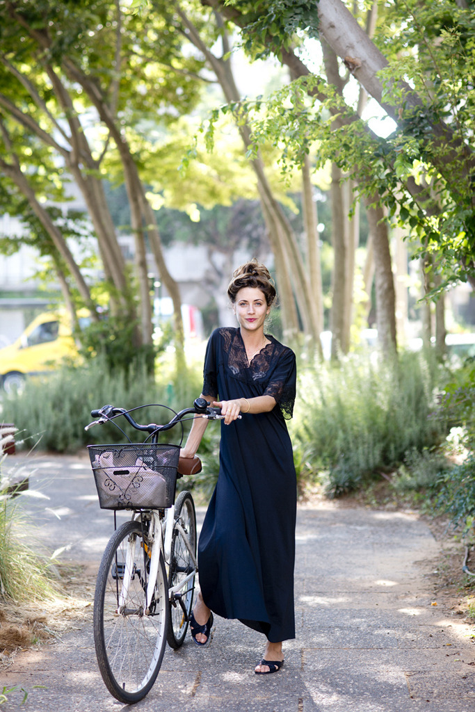 wwd:  Breezy bohemian style spotted on the streets of Tel Aviv. See WWD.com for more!Photo:
