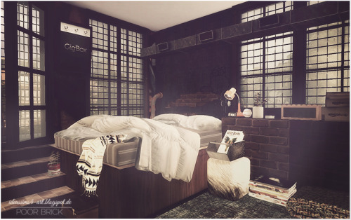 ideas4sims-art: Poor Brick | TS4 New grungy House..you get it here Hope you like it…enjoy :)