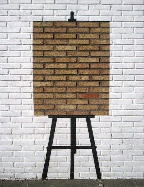 Porn escapekit:  The work of Pejac Street artist Pejac makes photos