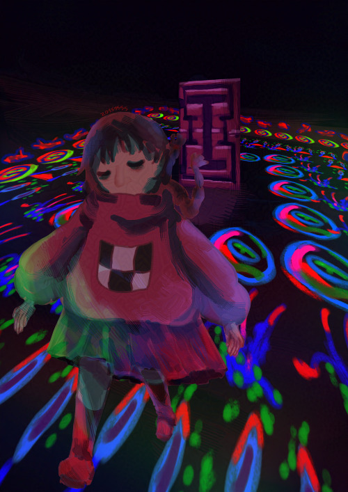 Some Yume Nikki Drawings That I Planned To Use For My College Assignment, Sadly The Theme Of Assignment