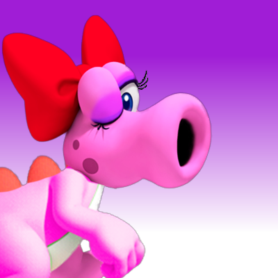 puddletumbles:  spookyhouse:  swaggaraptor:  throh:  theroguefeminist:  rachelreine:  ☆ ❤ Birdo ❤ ☆  Her name’s Birdetta guys. She’s actually a canon trans character by nintendo and many players insist on calling her by her “real” name