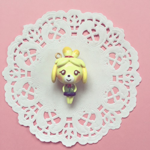 an isabelle charm i made recently. Check out my instagram (saturnbears) for more cute crafts!