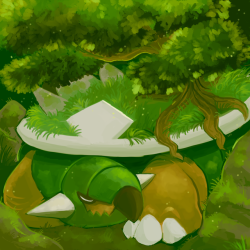 veekdoodles:Pokecember day 3, favourite grass