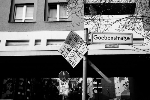 Protest march against the unscrupulous real estate “sharks” in Berlin and the insane and uncontrolle