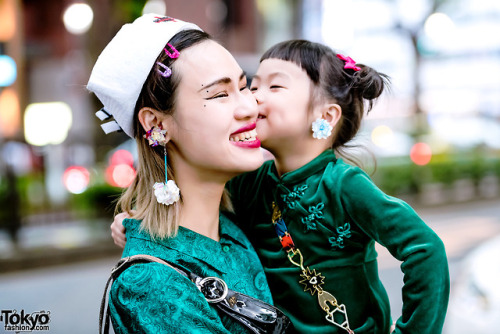 tokyo-fashion:Designer Tsumire and 3-year-old adult photos
