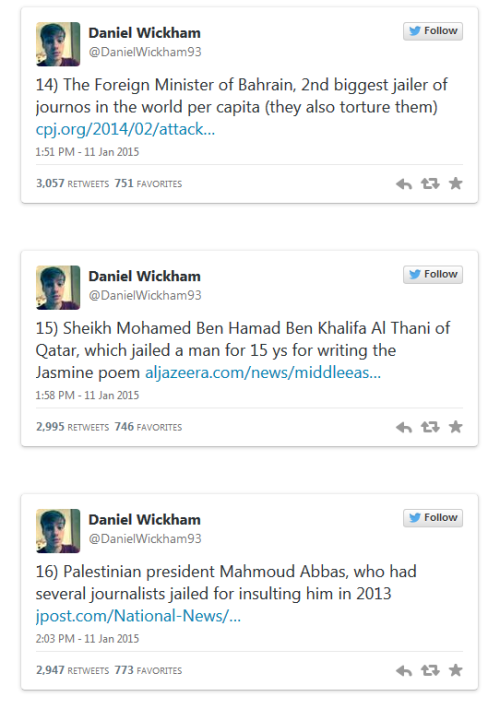 standwithpalestine: actegratuit: One Student’s Epic Tweets Call Out the Biggest Hypocrites Mar