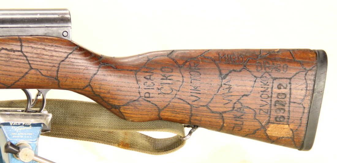 gunrunnerhell:  M59/66 Yugoslavian SKS variant with “trench art” throughout