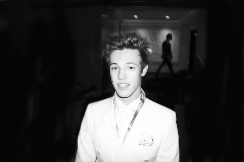 CAMERON DALLAS first timer at THE MET GALA 2016 shot in the Peninsula New York wearing TOPSHOP