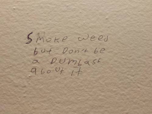 reddlr-trees:Words of wisdom from graffiti in a high school boys’ bathroom.